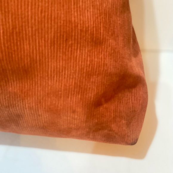 Madewell Transport tote “corduroy” suede burnt orange - Picture 12 of 16